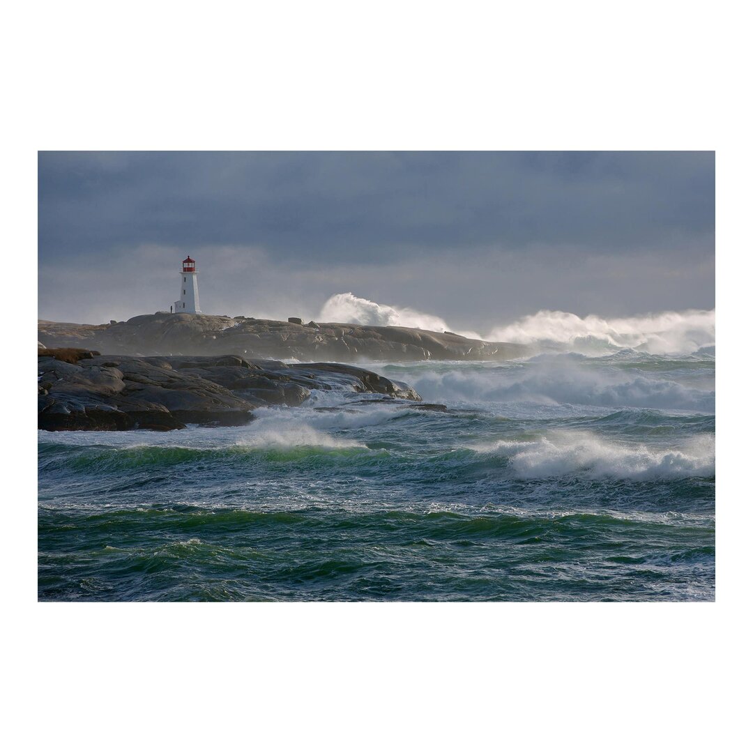 Strukturierte Tapete In the Shelter of the Lighthouse 1,9 m x 288 cm