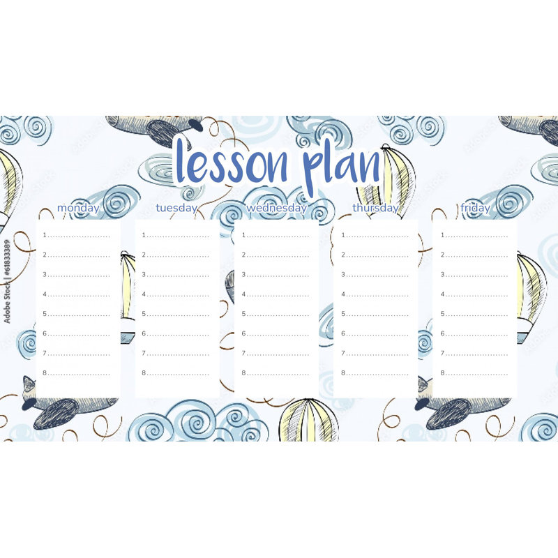 Magnetic Lesson Plan Airplanes and Balloons
