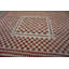 Flatweave Wool Checkered Area Rug