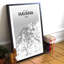 Havana City Map - No Frame Print-1255606358