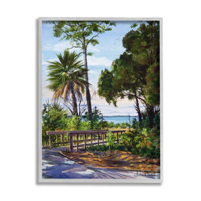 «Tropical Boardwalk Landscape» par Luke Buck