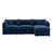 Chenille bleu sélectionné