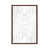 Classic Brown Wood Framed