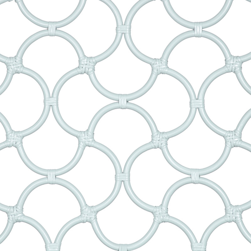 Tête de lit Mar Collection, Grand lit, Bleu clair