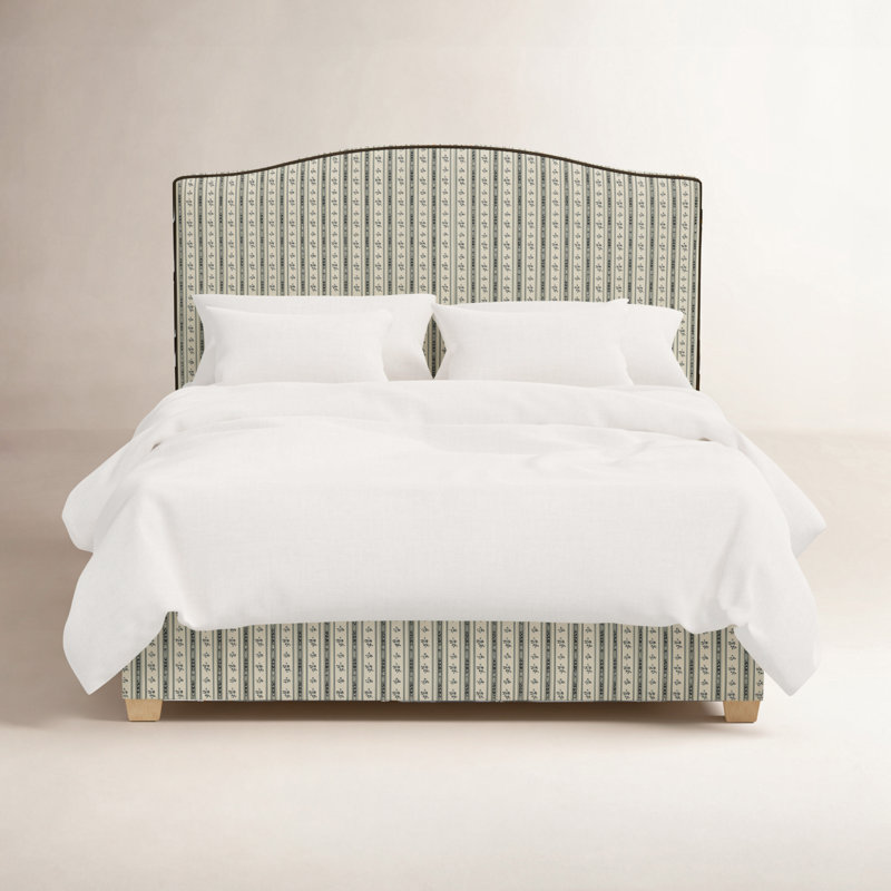 Elsie Platform Bed, Olive , Queen
