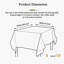 Nappes jetables en plastique (ensemble de 10)