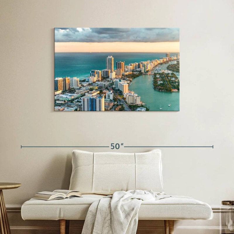 Nicci South Beach Miami, H 26 po x l 39 po