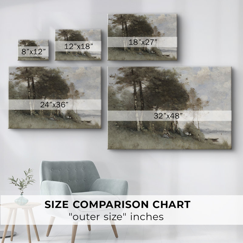 Paysages rétro-CDxxiii - Cavas enveloppés de galerie, 24 x 36