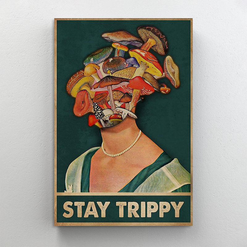 «Stay Trippy», impression sur toile tendue, H 20 po x l 16 po x P 1,25 po