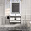 Ensemble de meuble-lavabo simple mural 36 po Firkins