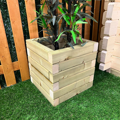 Powersheds Pressure Treated Square Planters