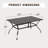 Sutiya 6 - Person Patio Dining Set with Rectangular Table , Cushions Included