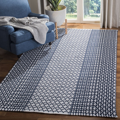 Amaral Hand Woven Cotton Geometric Rug