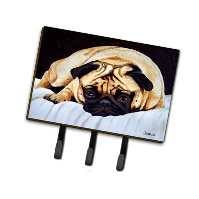 Organisateur de clés avec crochets Fred the Pug