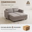 Nakash 63.8'' Sectional Upholstered Sofa with Storage-1905744846