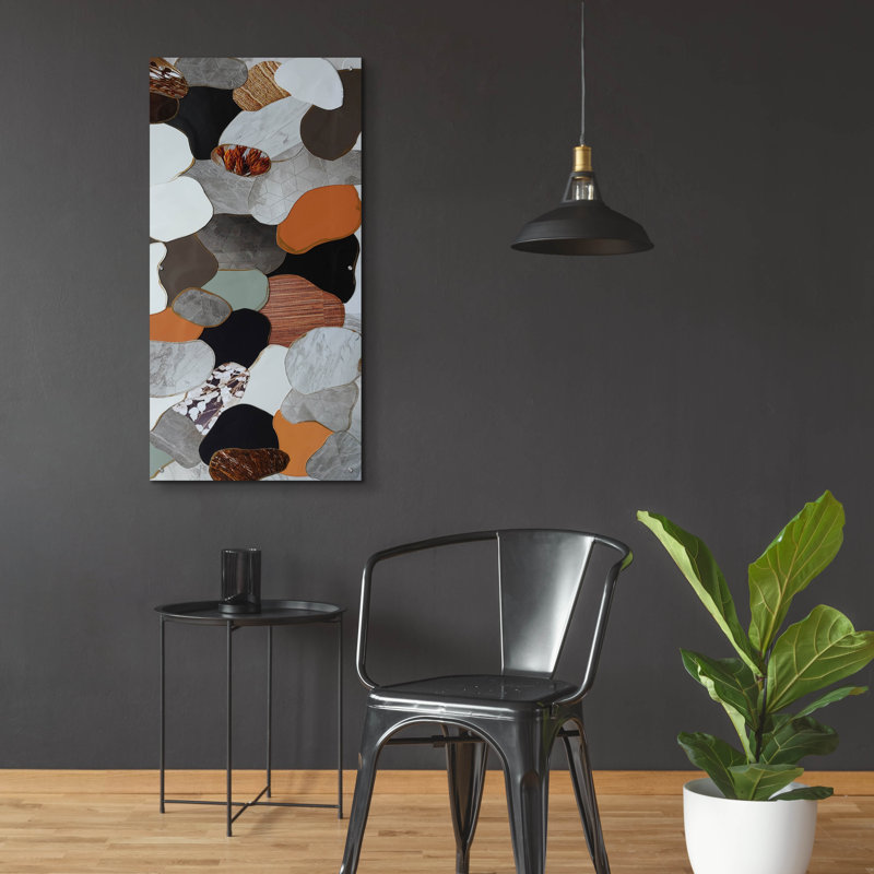 «Durango Colorado 6» par Coco Good, art mural en verre, 12 po x 24 po, H 48 po x l 24 po