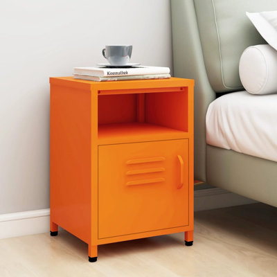 Bren 35cm W Steel Bedside Table