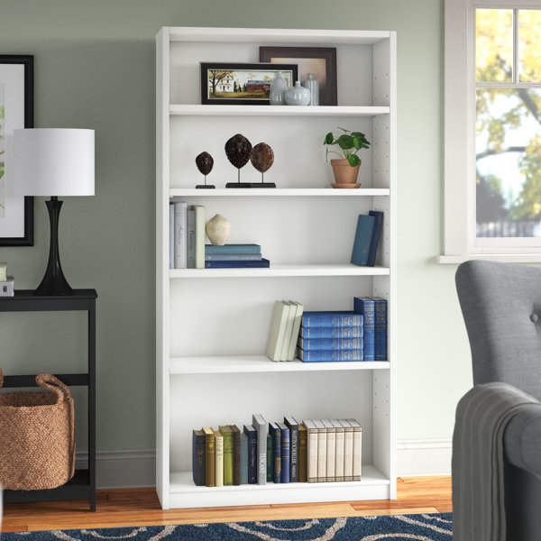 Kahler 70.9'' H x 23.6'' W Standard Bookcase with 3 Drawers Zipcode Design Color: White