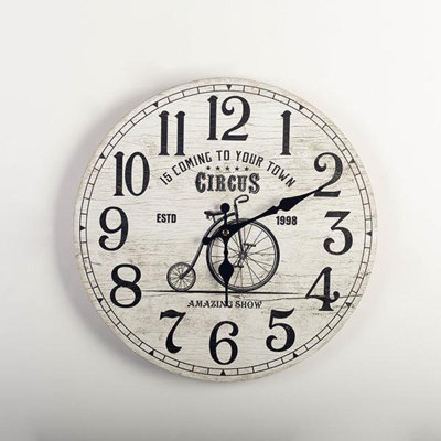 Jonya Manufactured Wood Wall Clock