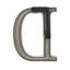 Heurtoir de porte lettre monogramme-15229953-15229956