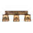 Rustic Lodge 3 - Light Dimmable Vanity Light