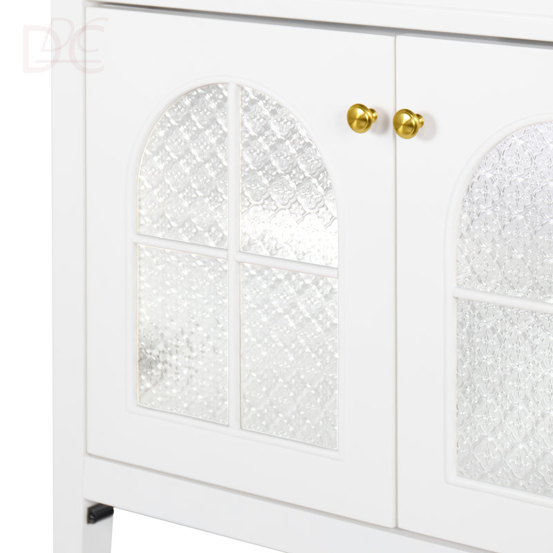 Armoire de salle de bain 35,6 ", seule armoire, Blanc