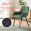 Modern Faux Leather/Suede Diamond Stitching Armchair Dining Chair for Dining Room, Bar, Restaurant, Hotel-1959534133