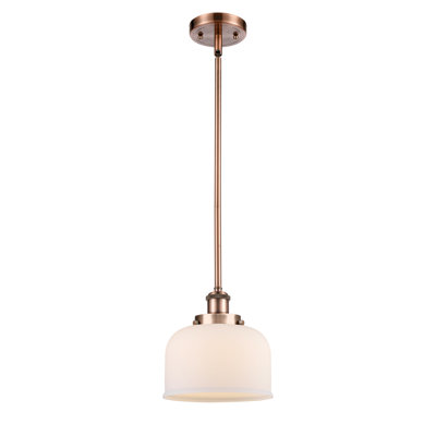 Mini luminaire suspendu en forme de tige 8 po Ballston Urban Bell