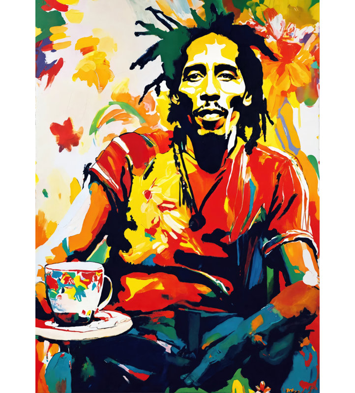 Giclée sur toile tendue Bobmarley, H 24 po x l 20 po