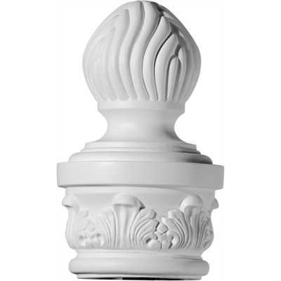 8.25'' H x 4.88'' W x 4.88'' D Urethane Finial