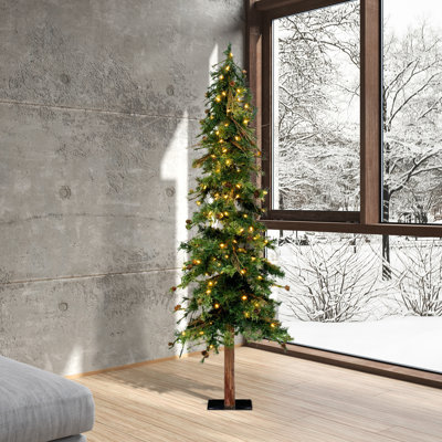 Galarza Lighted Pine Christmas Tree