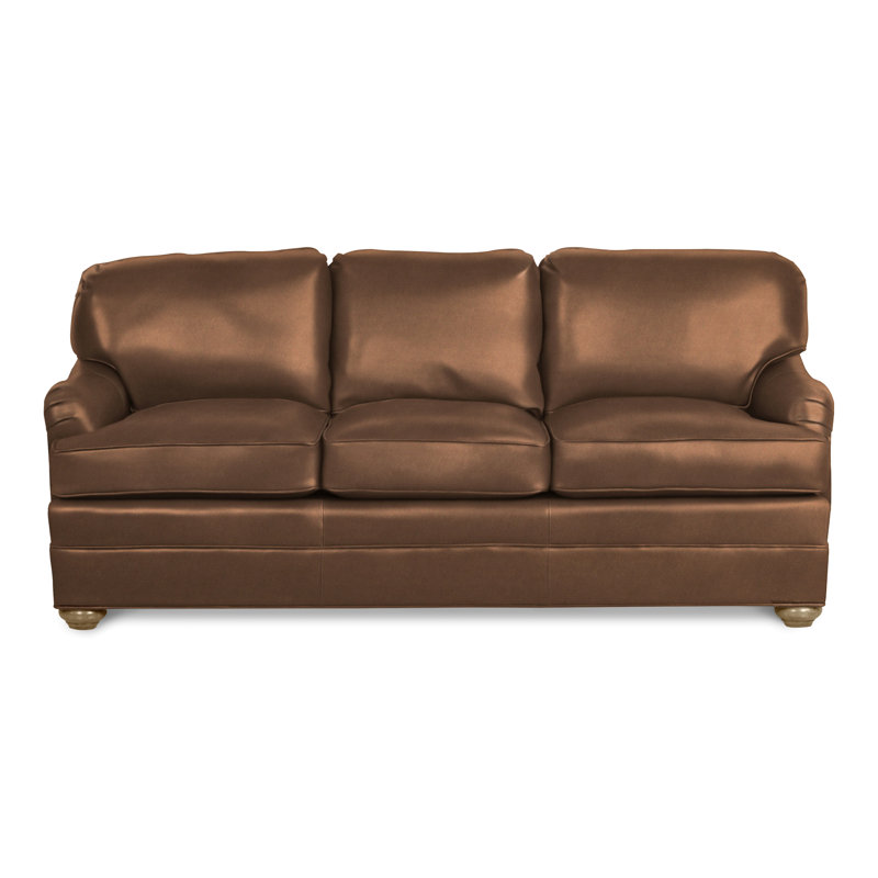East Lake Sofa, Gatsby Brown Sugar Genuine Leather, Navajo