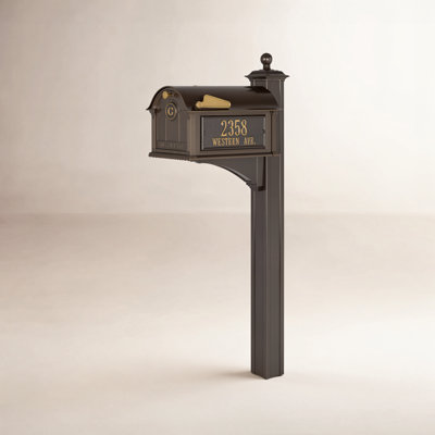 Balmoral Post Mounted Mailbox