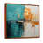 Brown Floater Framed
