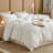 100% Cotton Waffle Weave Duvet Cover Set-135355228-135355229