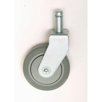 5" Polyurethane Rigid Stem Caster