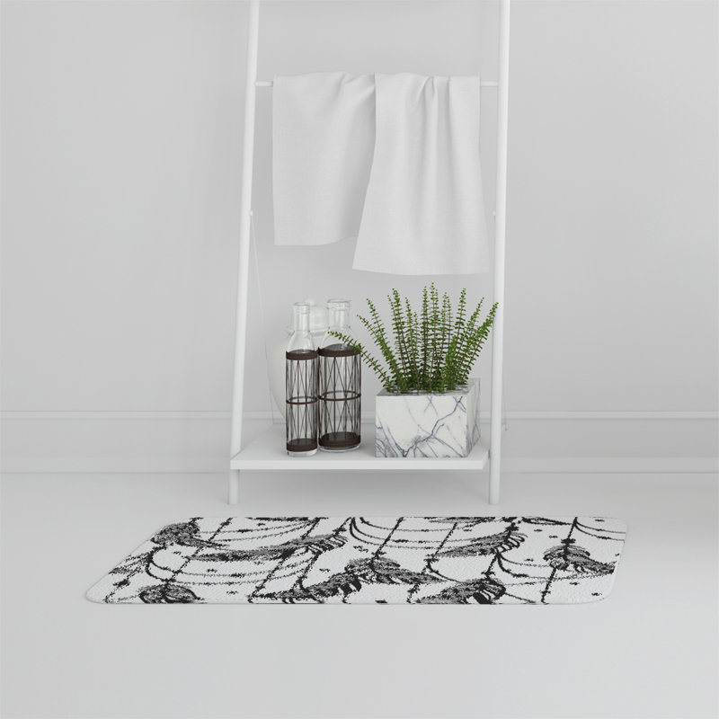 Perrine Memory Foam Non-Slip Bath Mat