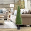 Topiaire arbre plante en pot décorations d'arbres pour le salon intérieur arbre extérieur buis artificiel 120 cm 2 pièces / ensemble