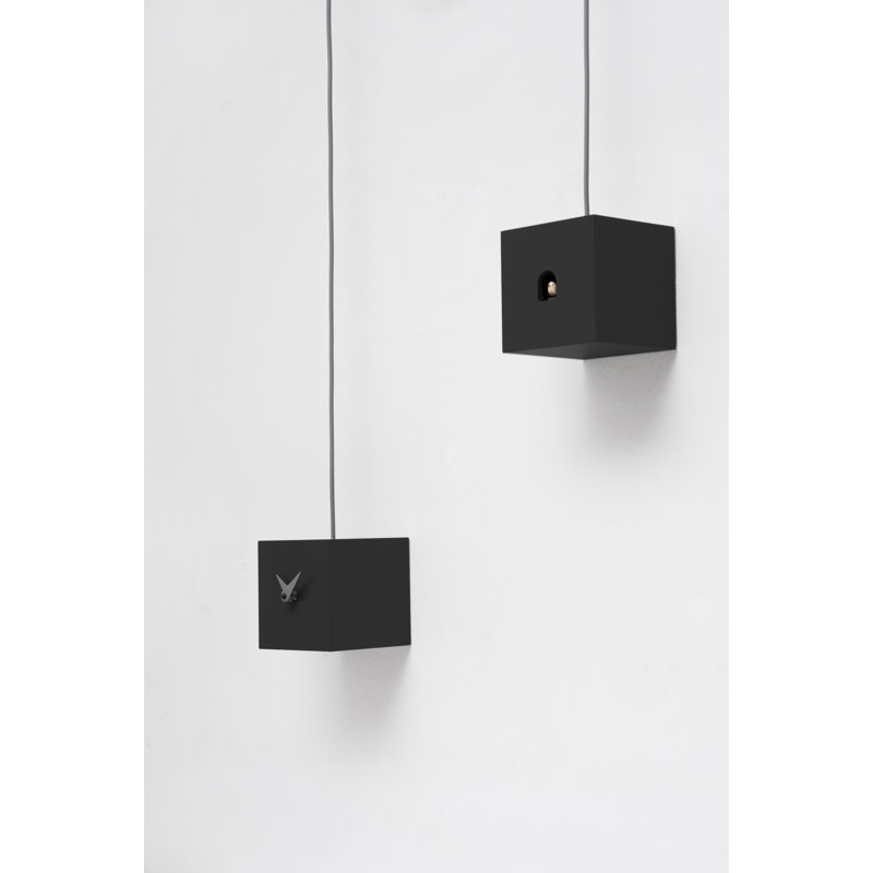 Keper Wood Wall Clock, Black