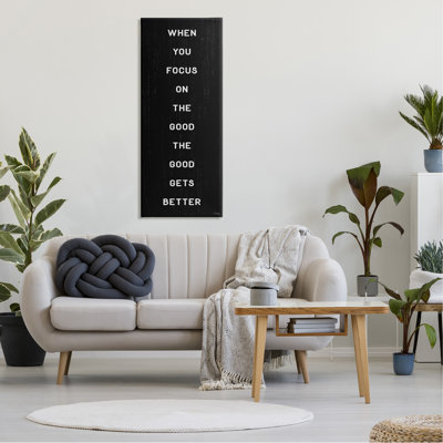 «Focus on Good Motivational Canvas» par Jaxn Blvd.
