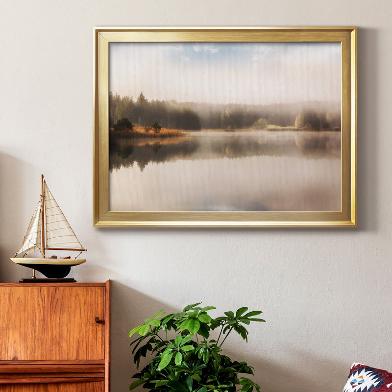 Cozy Nature - Photographie avec cadre photo, H 22,5 po x l 30,5 po x P 1 po, Or, Pas de tapis