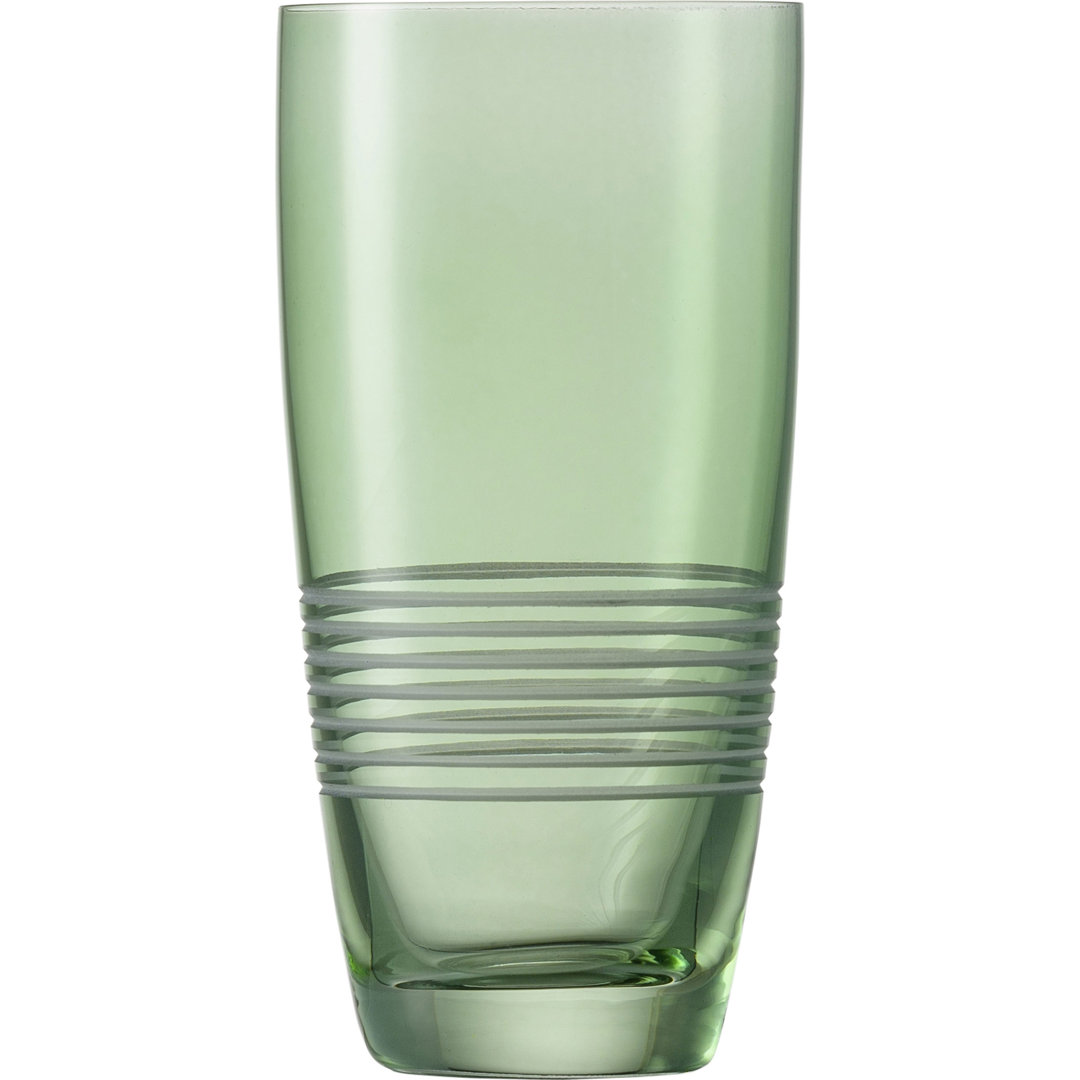 Metro Lane Longdrinkglas Centro, Trinkglas, Wasserglas, Longdrink Glas, Kristallglas, Pflaume, 480 ml