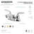 Kingston Brass Restoration Two-Handle 3-Hole Deck Mount 4" Centerset Bathroom Faucet with Brass Pop-Up-69607321