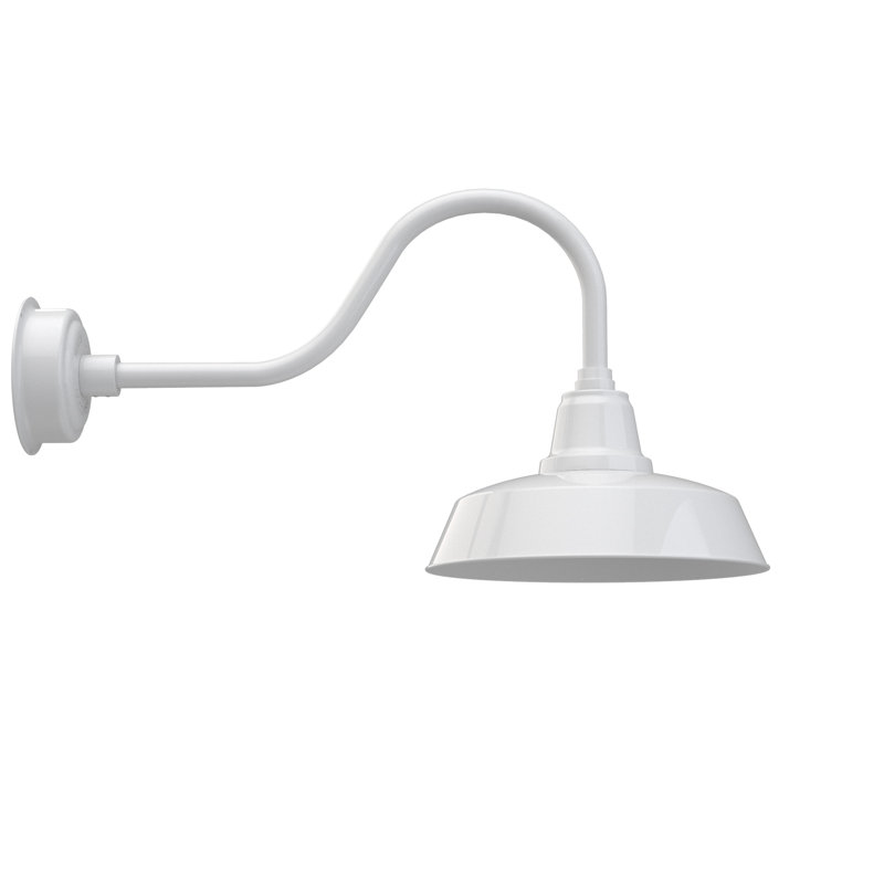 Vandervliet LED Wall Light, 16.88" H x 14" W x 30.75" D, White