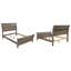 Grand lit-bateau en bois massif Gintare-884883622