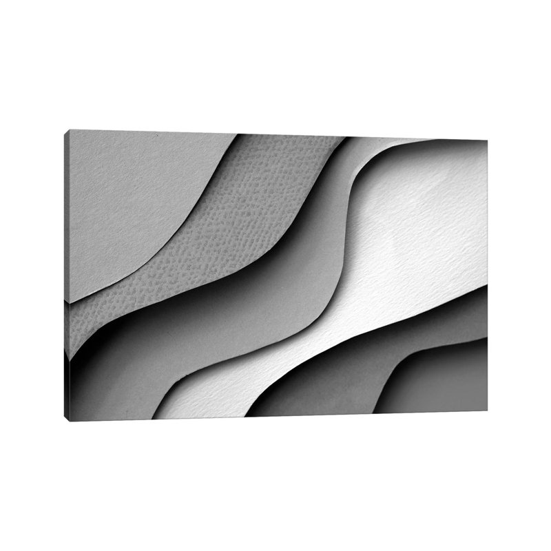 Waves by Tatiana Amrein - Wrapped Canvas Painting, 20.32cm H x 30.48cm W x 1.905cm D