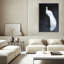 Nature Inspired Alabaster Majesty: White Peacock Against The Night-1726746817
