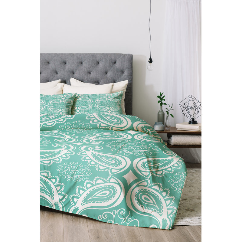 Ensemble de housse de couette, Bruine marine, Housse de couette simple / simple TG et 1 taie dé