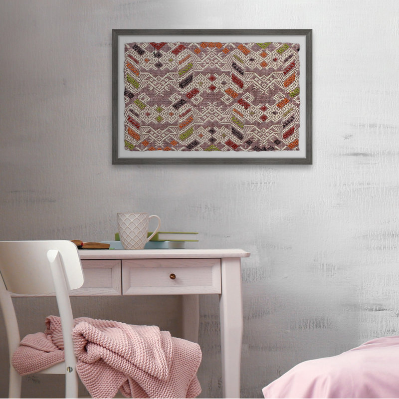 Odd Configuration - Single Picture Frame Painting, 41cm H x 61cm W x 3.81cm D