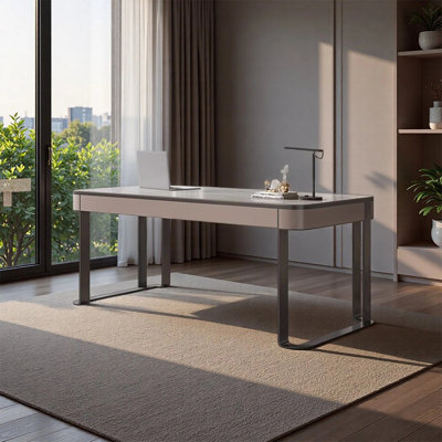 Light luxury Italian-style minimalist desk